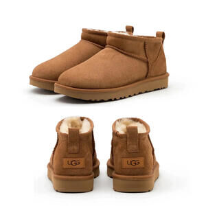 New  UGG Classic Ultra Mini 1116109 Women's 7 Fashion Boots Chestnut